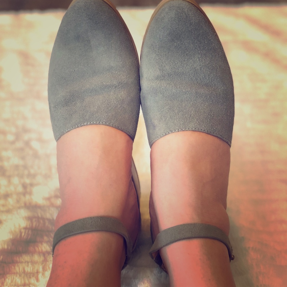 Grey Suede Shoes